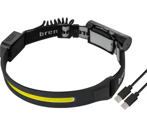 Brennenstuhl LuxPremium černá / Čelovka se senzorem / 500 lm / LED / Li-Ion 2600 mAh / IP44