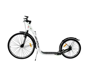 RULYT Koloběžka HM-ACTIVE bílá / 26"/20" nafukovací kola / nosnost 120 kg / hliníkové V-brzdy