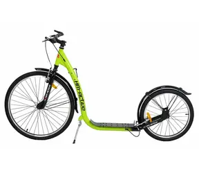 RULYT Koloběžka HM-ACTIVE zelená / 26"/20" nafukovací kola / nosnost 120 kg / hliníkové V-brzdy