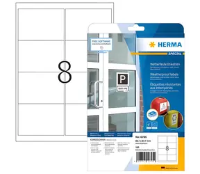 Herma Etikety Outdoor bílá / Etikety / voděodolné / 99,1x67,7 mm / 160 ks