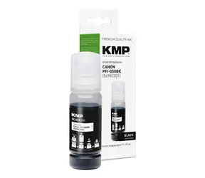 KMP PFI-050BK / Cartridge / pro Canon imagePROGRAF TC-20, TC-21 / černá / 70 ml