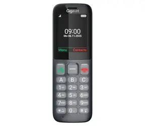 Gigaset COMFORT 600 SIM šedá / Mobilní telefon / 2,4" displej / Bluetooth / 500 kontaktů