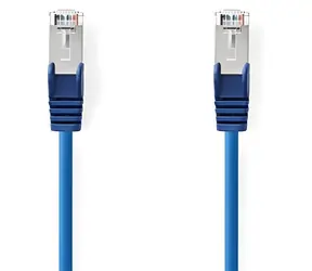 Nedis SF/UTP CAT5e modrá (CCGL85121BU150) / Patch kabel / RJ45-RJ45 / 15 m