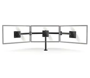 Nedis Stojan k monitoru Full Motion / Stojan k monitoru / 3 obrazovky / 14-24" / VESA 75x75, 100x100 mm