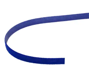 OEM Value stahovací páska na suchý zip 10 mm modrá / Organizér kabeláže / 25 m