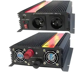 Carspa CAR1.6KU-12 / Měnič napětí / 12V/230V / USB / 1600W / modifikovaná sinusovka