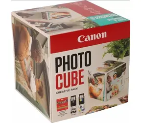 Canon PG-560 a CL-561 Photo Cube White Blue / Sada inkoustových kazet / originální / fotopapír 5x5 40 ks