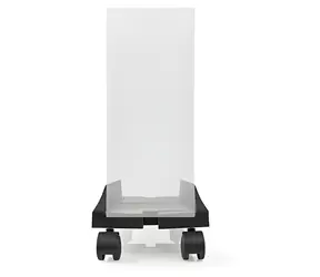 Nedis CSTD101BK černá / Stojan pro PC skříň / Nastavitelná šířka 14,5-24,2 cm / Max. 20 kg / Plast, kov