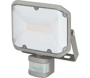 Brennenstuhl AL 2050 šedá / LED reflektor / 20 W / 2080 lm / PIR čidlo pohybu / IP44