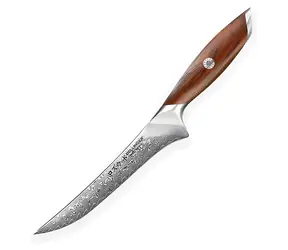 Dellinger Damascus Rose Wood / Nůž vykosťovací / 190 mm
