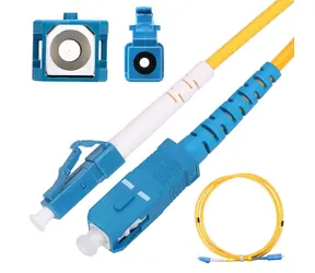 Extralink LC/UPC-SC/UPC žlutý / Patchcord / Jednomódový / Simplex / G652D / 3 mm / 2 m