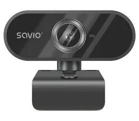 Savio CAK-04 černá / Webkamera / HD 720p / 25fps / USB / klip