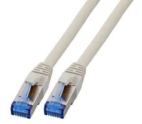 EFB Cat6a S/FTP superflex šedá / Patch kabel / RJ45-RJ45 / 5 m / 10 Gbit/s