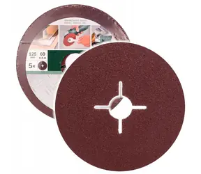 BOSCH Brusný papír 125 mm / Brusný papír / Pro úhlové brusky / 5 ks