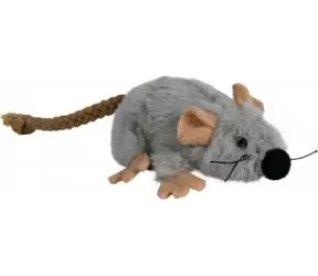 TRIXIE Plyšová myška s kočičí mátou 7 cm / Hračka pro kočky / Plyš / Catnip