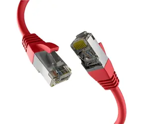 EFB Patchkabel Cat8.1 červená 10 m / Patch kabel / RJ45-RJ45 / S/FTP / PIMF