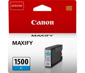 Canon PGI-1500C Cyan / Cartridge / Originální / 300 str. / 4,5 ml / MAXIFY MB2050/2150/2155/2350/2750/2755