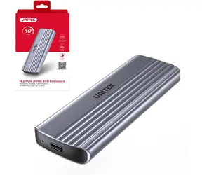 Unitek S1241B01 / Externí box pro M.2 NVMe SSD / Hliníkové tělo / USB-C / 10 Gbps