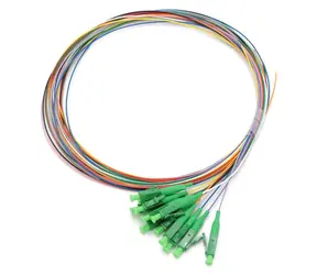 XtendLan Optický pigtail LC/APC / Optický pigtail / 9/125 / 0,9 mm / 1 m / sada 12 ks / G.652d / LS0H
