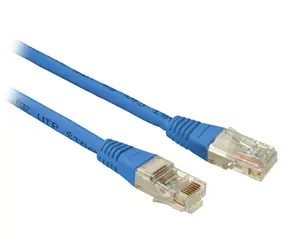Solarix UTP CAT5E 0,5m non-snag-proof modrá / Patch kabel / RJ45-RJ45