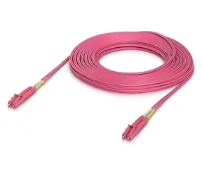 Ubiquiti UACC-OFC-M2-LULU-15M růžová / Optický patch kabel / Duplex / LC/LC / OM4 / 15 m