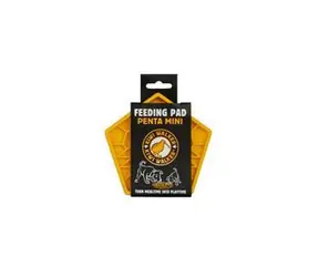 Kiwi Walker Penta Mini oranžová / Lízací podložka / 135 x 130 mm
