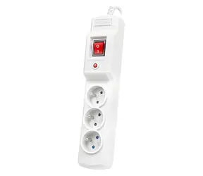 Armac Multi M3 bílá / Přepěťová ochrana / 3 zásuvky / 3 m kabel / 2500 W