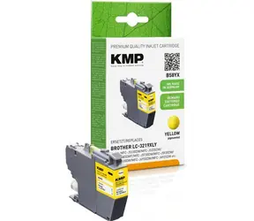 KMP B58YX / Inkoustová cartridge / kompatibilní s Brother LC3219XLY / žlutá / XL