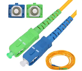 Extralink SC/APC-SC/UPC / Patchcord / Jednomódový / Simplex / G652D / 0,5 m