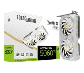 ZOTAC GeForce RTX 5060 Ti Twin Edge OC 8GB bílá / Grafická karta / 2602 MHz / 8 GB GDDR7 / 128-bit / 1x HDMI + 3x DP
