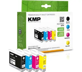 KMP LC-1000VAL / Cartridge / Multipack CMYK / alternativa k Brother LC1000 / pro Brother DCP-130C, DCP-330C