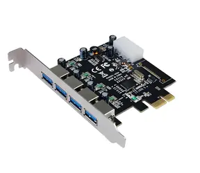 Longshine LCS-6380-4 / PCIe rozšiřující karta / 4x USB 3.0 Type-A / 5 Gbit/s