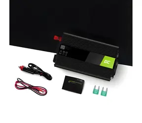 Green Cell INV02 / Měnič napětí / 24V na 230V / 300W/600W / modifikovaný sinus