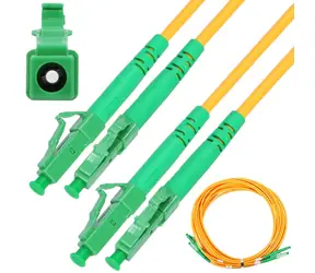 Extralink LC/APC-LC/APC / Patchcord / Jednomódový / Duplex / G657A1 / 1 m