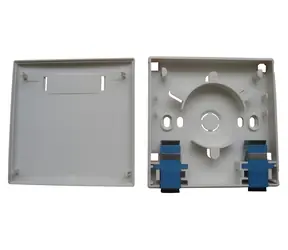 XtendLan optická zásuvka 2x SC / Optická zásuvka / FTTH / 86x86 mm / bez SC adaptérů