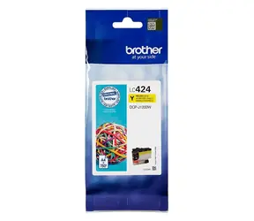 Brother LC-424Y žlutá / Inkoustová cartridge / DCP-J1200W / Originální