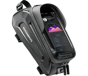 Rockbros Brašna na rám s kapsou na telefon černá / Brašna na rám / 1.7 l