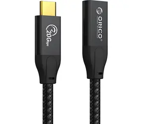 Orico CY32-10-BK-BP černá / Kabel USB / USB-C (M) - USB-C (M) / 1 m