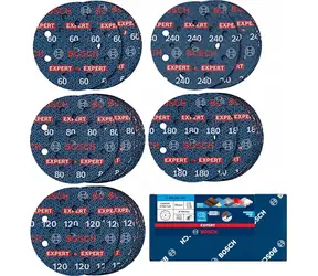 Bosch Expert O780 / Brusný papír / 150 mm / Sada 55 ks