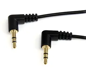 StarTech Audio kabel lomený černá / Audio kabel / Jack 3,5mm (M) - Jack 3,5mm (M) / 1,8 m