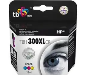 TB alternativní inkoustová kazeta pro HP CC644EE (No.300XL) barevná / Inkoustová kazeta / 12 ml / 251-500 str.