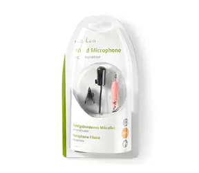 Nedis Klopový mikrofon / Mikrofon / Kabelový / 3,5 mm jack