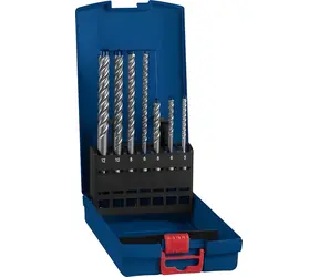 Bosch 2608900195 SDS-plus-7X / Sada vrtáků do kladiv EXPERT / 7 ks / 5-12 mm