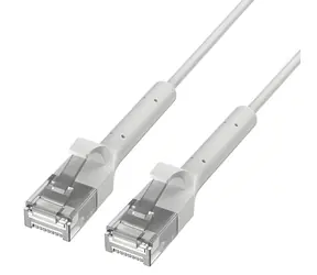 Extralink bílý patch kabel / Patch kabel / Cat.6A U/FTP / RJ45-RJ45 / 1m / 1 Gbit/s