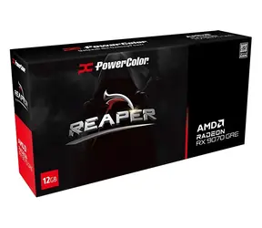 PowerColor Reaper Radeon RX 9070 GRE 12GB / Grafická karta / 2220 MHz / 12GB GDDR6 / 192-bit / 1x HDMI + 3x DP