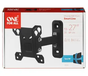 One For All Smart Turn 90 / Nástěnný držák TV / otočný 90° / do 27”