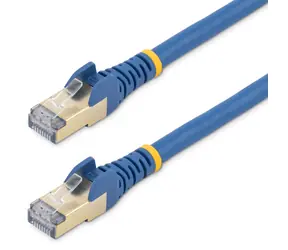 StarTech CAT6A modrá / Patch kabel / STP / 3 m / RJ-45 / 10 Gbit/s