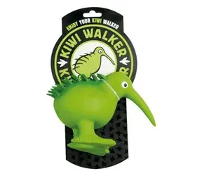 Kiwi Walker Kiwi L zelená / Hračka pro psy / Latexová pískací / 13,5 cm