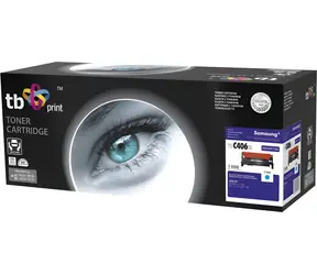 TB CLT-C406S / Kompatibilní toner / Samsung CLP-365 / 1000 stran / Azurová