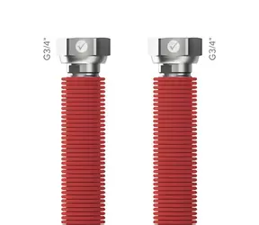 Merabell Aqua Flexi G3/4" - G3/4" červená / Připojovací hadice / 30-60 cm